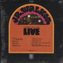 Load image into Gallery viewer, Junior Walker &amp; The All Stars : Live (LP, Album)