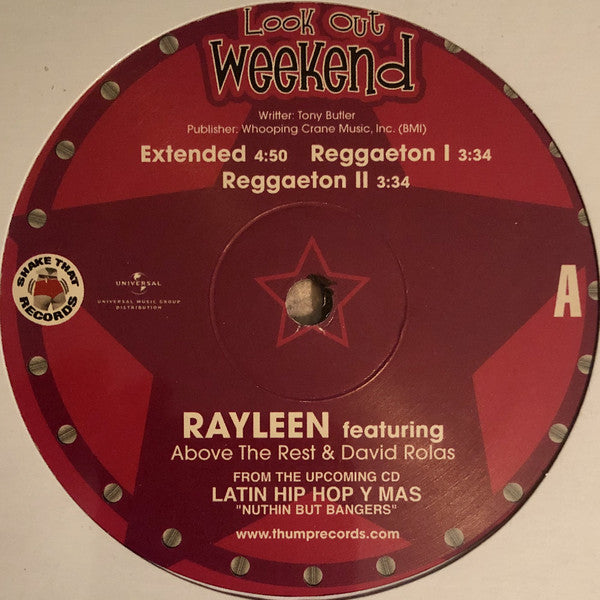 Rayleen Featuring Above The Rest & David Rolas : Look Out Weekend (12