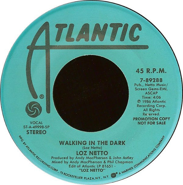 Loz Netto : Walking In The Dark (7