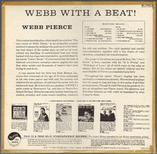 Load image into Gallery viewer, Webb Pierce : Webb With A Beat (LP, Album, Pin)