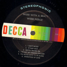 Load image into Gallery viewer, Webb Pierce : Webb With A Beat (LP, Album, Pin)