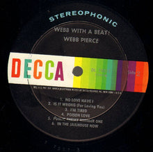 Load image into Gallery viewer, Webb Pierce : Webb With A Beat (LP, Album, Pin)
