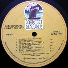 Load image into Gallery viewer, Chris Spedding : Friday The 13th (LP, Album)
