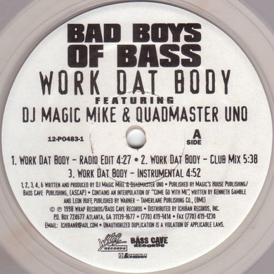 DJ Magic Mike & Quadmaster Uno : Work Dat Body (12