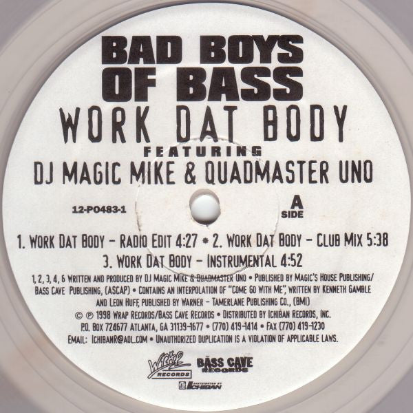 DJ Magic Mike & Quadmaster Uno : Work Dat Body (12