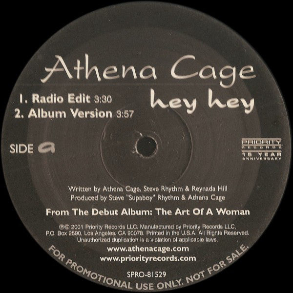 Athena Cage : Hey Hey (12