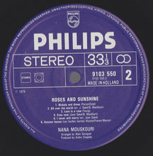 Load image into Gallery viewer, Nana Mouskouri : Roses &amp; Sunshine (LP, Album)