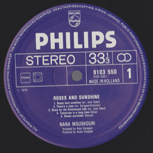 Load image into Gallery viewer, Nana Mouskouri : Roses &amp; Sunshine (LP, Album)
