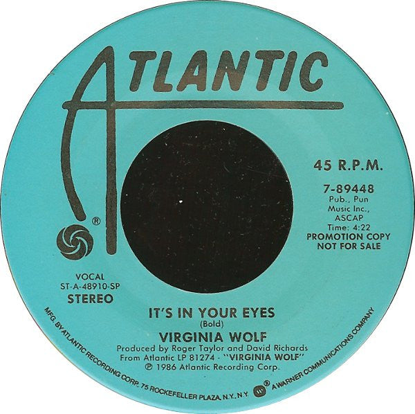 Virginia Wolf : It's In Your Eyes (7