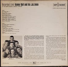 Load image into Gallery viewer, Kenny Ball And His Jazzmen : Recorded Live! (LP, Album)