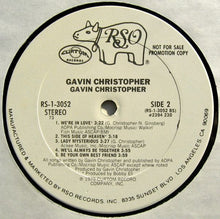 Load image into Gallery viewer, Gavin Christopher : Gavin Christopher (LP, Album, Promo)