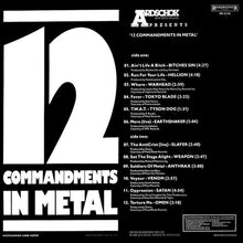 Load image into Gallery viewer, Various : 12 Commandments In Metal (LP, Comp)