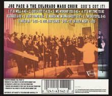 Load image into Gallery viewer, Joe Pace And The Colorado Mass Choir : God&#39;s Got It! (CD, Album)