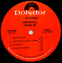 Load image into Gallery viewer, John Mayall : Moving On (LP, Album, Scr)