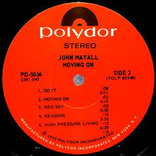 Load image into Gallery viewer, John Mayall : Moving On (LP, Album, Scr)