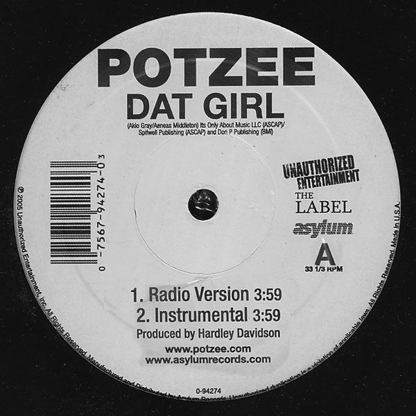 Potzee : Dat Girl (12