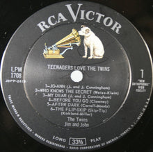 Load image into Gallery viewer, The Twins Jim And John : Teenagers Love The Twins (LP, Album)