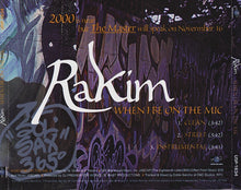 Load image into Gallery viewer, Rakim : When I Be On The Mic (CD, Single, Promo)