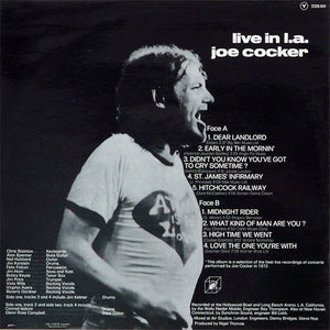 Joe Cocker : Live In L.A. (LP, Album)