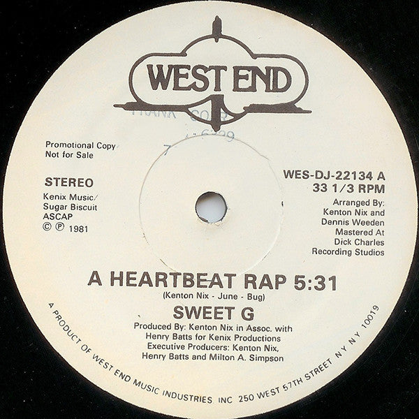 Sweet G : A Heartbeat Rap (12