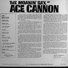Load image into Gallery viewer, Ace Cannon : The Moanin&#39; Sax Of Ace Cannon (LP, Album)