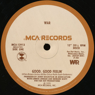 War : Good, Good Feelin' / Galaxy (12