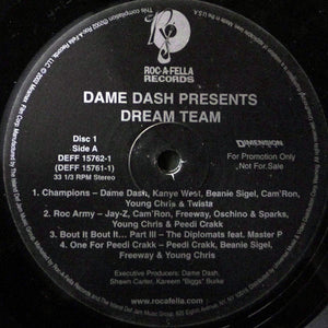 Various : Dame Dash Presents Dream Team (2xLP, Comp, Promo, Cle)