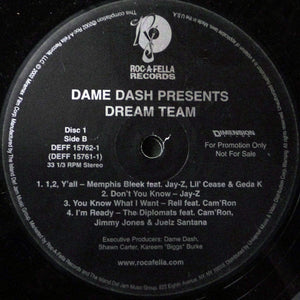 Various : Dame Dash Presents Dream Team (2xLP, Comp, Promo, Cle)