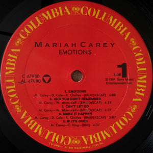 Mariah Carey : Emotions (LP, Album, Car)