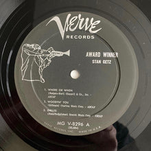 Load image into Gallery viewer, Stan Getz : Award Winner (LP, Album, Mono)