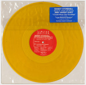 Randy Stonehill With Amy Grant : I Could Never Say Goodbye / Love Beyond Reason (12", Single, Ltd, Tra)