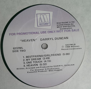 Darryl Duncan : Heaven (LP, Album, Promo)