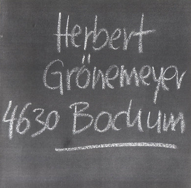 Herbert Grönemeyer : 4630 Bochum (CD, Album, RE)