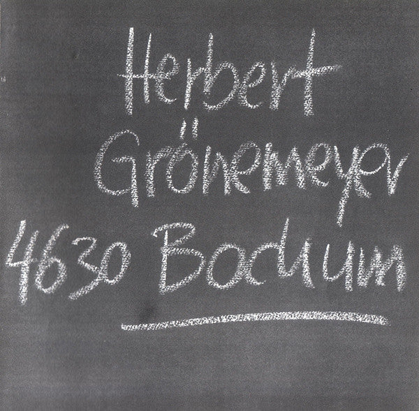 Herbert Grönemeyer : 4630 Bochum (CD, Album, RE)
