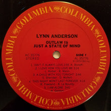 Load image into Gallery viewer, Lynn Anderson : Outlaw Is Just A State Of Mind (LP, Album, Ter)