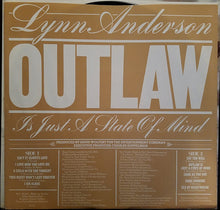 Load image into Gallery viewer, Lynn Anderson : Outlaw Is Just A State Of Mind (LP, Album, Ter)