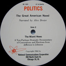 Load image into Gallery viewer, Alex Dreier : Politics - The Great American Novel (LP)
