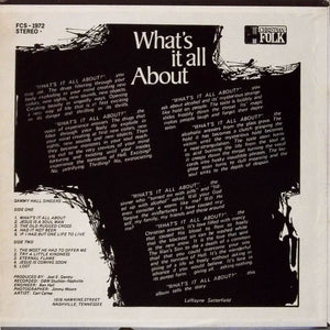 Sammy Hall Singers : What's It All About (LP)