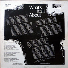 Load image into Gallery viewer, Sammy Hall Singers : What&#39;s It All About (LP)