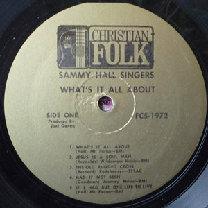 Sammy Hall Singers : What's It All About (LP)