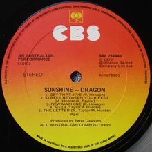 Load image into Gallery viewer, Dragon (5) : Sunshine (LP, Album)