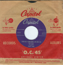 Load image into Gallery viewer, Les Paul &amp; Mary Ford / Les Paul : Take Me In Your Arms And Hold Me / Meet Mister Callaghan (7", Single, Scr)