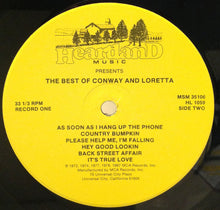 Load image into Gallery viewer, Conway &amp; Loretta* : The Best Of Conway &amp; Loretta (2xLP, Comp)