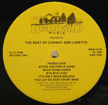 Load image into Gallery viewer, Conway &amp; Loretta* : The Best Of Conway &amp; Loretta (2xLP, Comp)