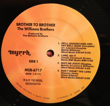 Load image into Gallery viewer, The Williams Brothers (2) : Brother To Brother (LP, Album)