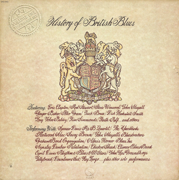 Various : History Of British Blues (Volume One) (2xLP, Comp)