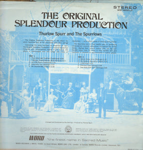 Thurlow Spurr And The Spurrlows : The Original Splendour Production (LP, Album)