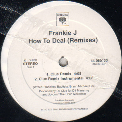 Frankie J. (3) : How To Deal (Remixes) (12