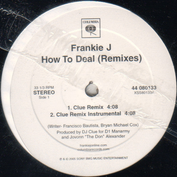 Frankie J. (3) : How To Deal (Remixes) (12