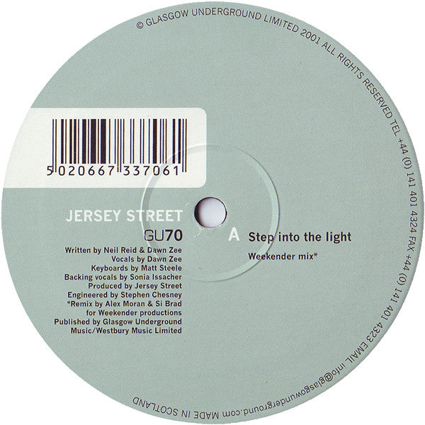 Jersey Street : Step Into The Light (12